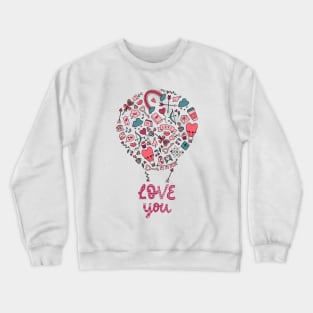 Love you doodles Crewneck Sweatshirt